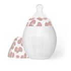 Biberon anti-colique en silicone medical 330 ml, Rose Graou
