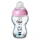 Biberon Closer to Nature en verre 250ml rose