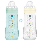 Lot de 2 biberons 330ml Easy Active Coloré Ice et Pearl