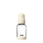 Biberon en verre Anti colique 120 ml Ivoire + tétine Latex