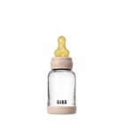 Biberon en verre Anti colique 120 ml Blush + tétine Latex