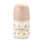 Biberon en verre bébé 120 ml avec tétine SX Pro Birdies Rose