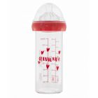 Biberon en verre  240 ml 0-6 mois Amour