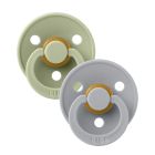 Pack de 2 sucettes physiologiques Latex Pacifier Taille 1 -  Sage / Cloud