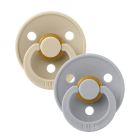 Pack de 2 sucettes physiologiques Latex Pacifier Taille 2 -  Vanille / cloud