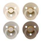 Lot de 4 sucettes physiologiques bébé taille 2 - 4 couleurs