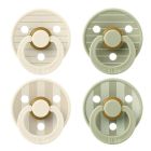 Lot de 4 sucettes physiologiques bébé taille 2 - Vanille / sauge
