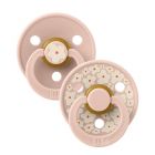 Pack de 2 sucettes Colour Caoutchouc Jasmine 6 mois+ Blush Mix