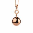 Bola de grossesse Or rose avec grigri coeur