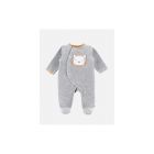 Pyjama 1 pièce Babou en velours gris