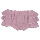 Bloomer en gaze de coton pétale pour poupée 34 à 37 cm