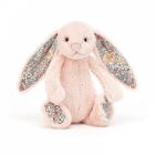 Peluche Lapin Blossom Rose Pâle - 18 cm