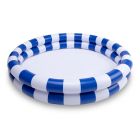Piscine bébé Ø 100 cm Rayures bleus 2 anneaux