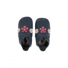 Chaussons bébé taille S Flowers navy