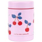 Boîte à repas isotherme inox 300 ml Cerises