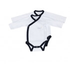 Lot de 2 bodies blanc/bleu naissance Hello