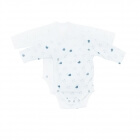 Lot de 2 bodies Blanc/bleu 1 mois Blue Baleine