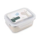 Lunch box enfant inox Lalee Croco Sable