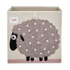 Cube de rangement Mouton 33 x 33 cm