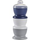 Boite doseuse 3 compartiments Gris charme