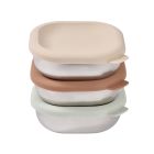 Lot de 3 boîtes repas bébé en inox 250 ml Natural