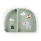 Bol à compartiments Stick & Stay Playground Vert