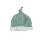 Bonnet naissance velours Olive