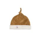 Bonnet 1/3 mois velours Camel