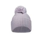 Bonnet bébé d'hiver en laine avec pompon 0-6 mois Lavender Love