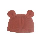Bonnet bébé maille Terracota naissance