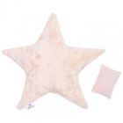 Bouillotte étoile en bambou/gaze de coton Biscuit