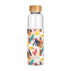 Bouteille en verre 550ml Abstrait