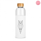 Bouteille en verre 750ml Hibou