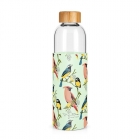 Bouteille en verre 750ml Oiseaux