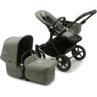 Poussette duo Donkey 5 Mono châssis Noir - Vert