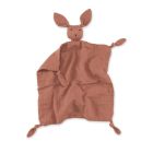 Doudou lapin 40x40 cm Moka