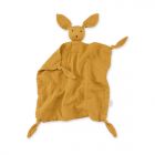 Doudou lapin 40x40 cm ocre