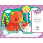 Set de 4 dessins coloriage à l'eau magique Caché dans les bois