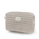 Trousse de toilette bébé Gaufre latte