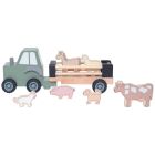 Camion remorque en bois Animaux de la ferme