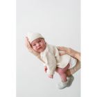 Gilet tricot Coloris Ivoire - 1-3 mois