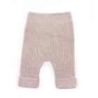 Pantalon Tricot Canale Coloris Nude Powder - Taille 1 à 3 mois
