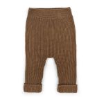 Pantalon Tricot Canale Coloris Toffee - Taille 1 à 3 mois