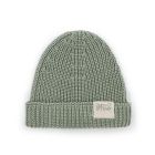 Bonnet en laine bébé Canale Coloris Dune Powder - Taille 0 à 1 mois