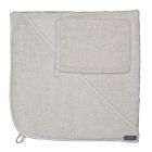 Cape de bain avec gant de toilette - Clay