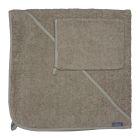 Cape de bain avec gant de toilette - Thym