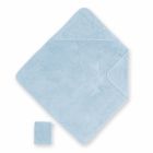 Cape de bain bébé 75x75 cm Terry bleu clair