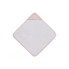 Cape de bain bébé 75x75 cm Jersey Snake Pale Pink