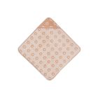 Cape de bain bébé éponge 75x75 cm Jacquard Flower