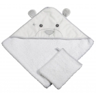Cape de bain et gant de toilette Céleste